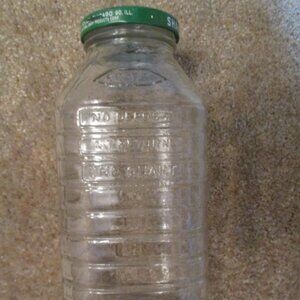 Vintage Kraft Orange Juice OJ glass jar